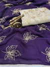 VT 804 Soft Vichitra Silk Embroidery Work Saree Wholesale Price In Surat